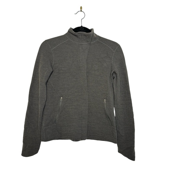 IBEX - Lightweight Wool Izzi Full-zip Sweater Jacket - Picture 1 of 12